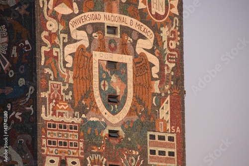 mosaïque de la bibliothèque de Mexico