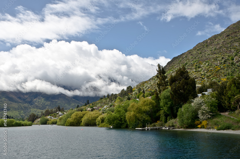 Queenstown New Zealand. Remarkable ranges and lake Wakatipu waters.Scientists have rated it as 99.9% pure – making it the second-purest lake water in the world. 