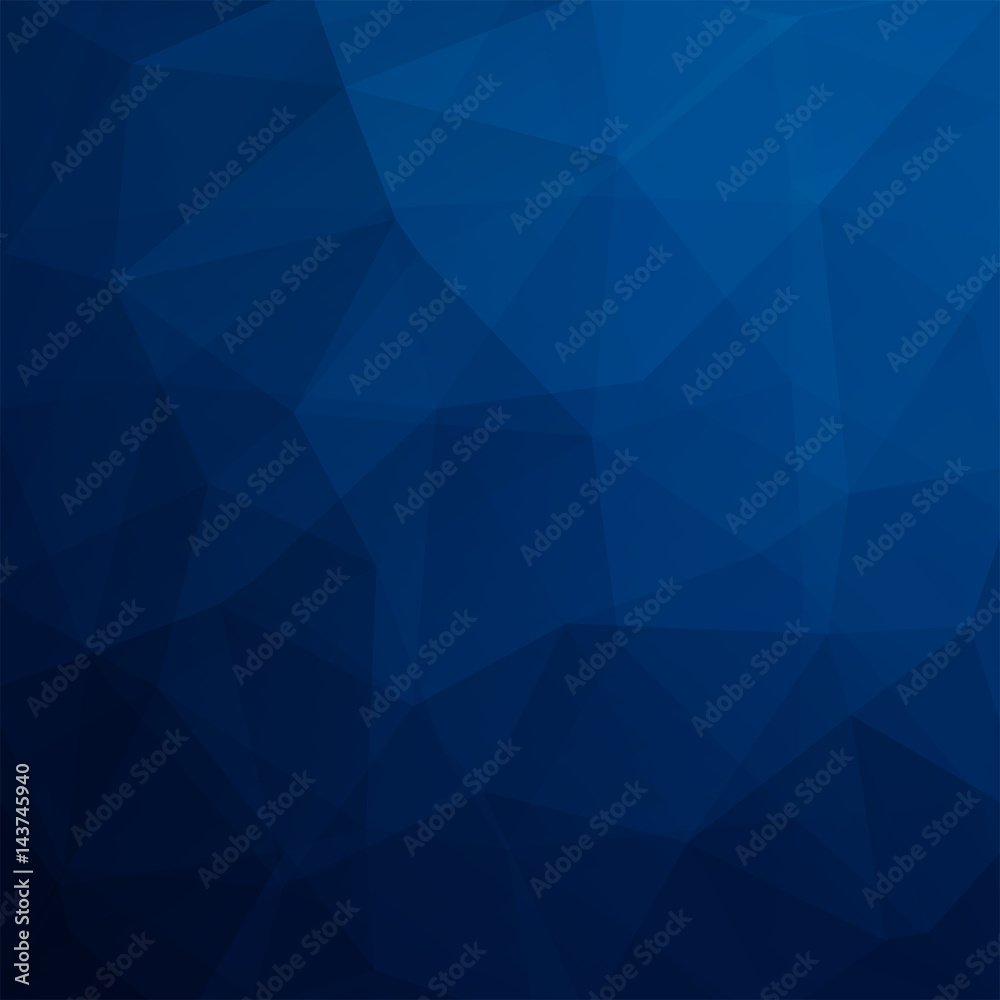 Polygonal dark blue vector background. Can be used in cover design, book design, website background. Vector illustration Polygonal dark blue vector background. Can be used in cover design, book design, website background. Vector illustration