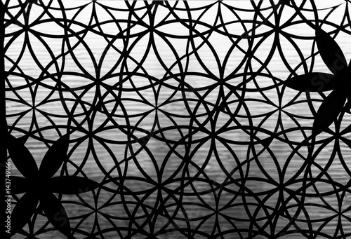 Wall background of lattice Seamless Pattern