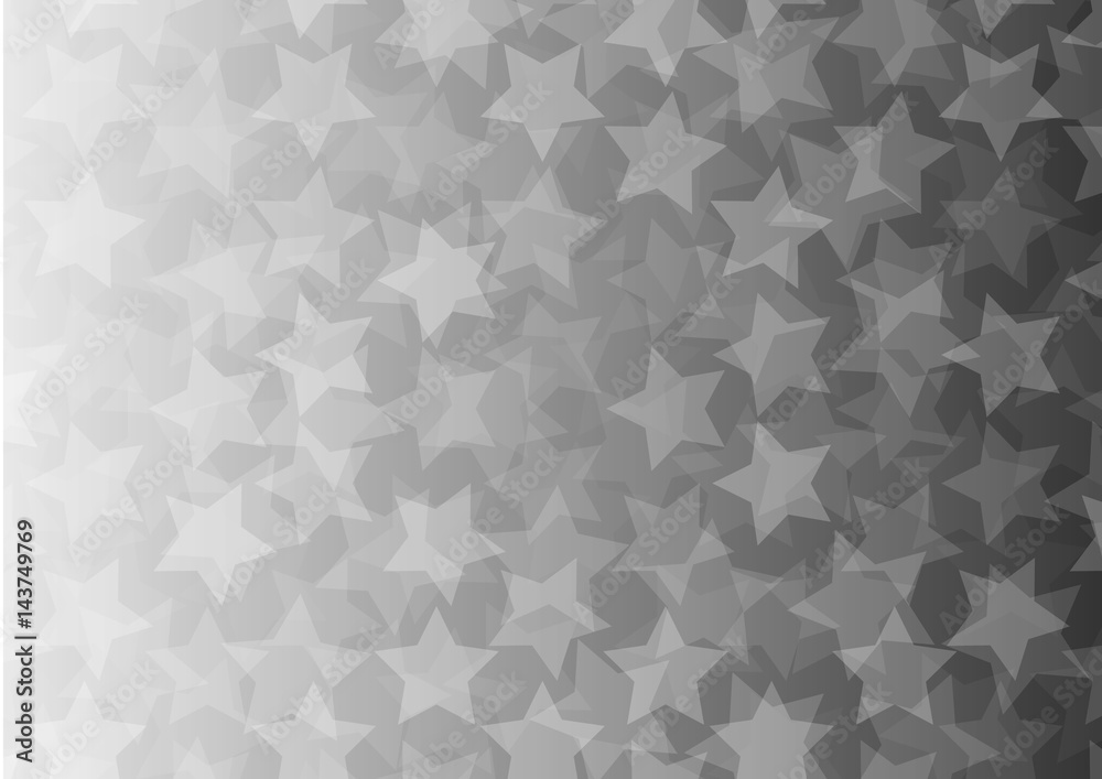 Abstract gray stars background