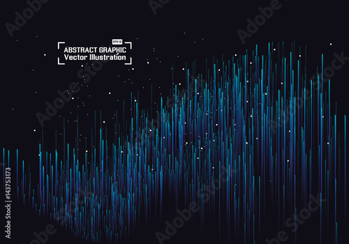 Lines composed of glowing backgrounds, abstract vector background