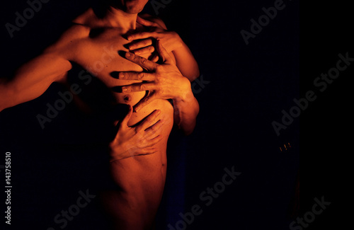 Sexy male nude man