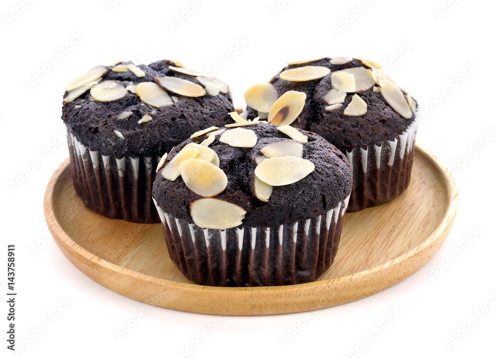 brownie cake isolated on white background brownie cake isolated on white background