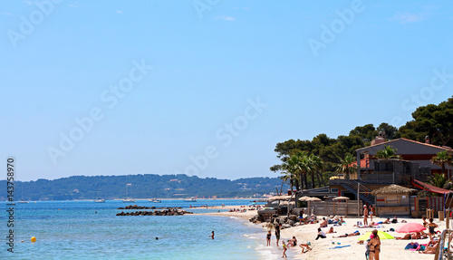 Quadro su tela hyères beach - French Riviera