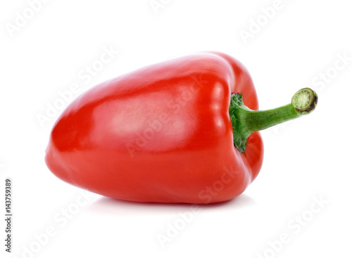 red pepper isolated on white background
