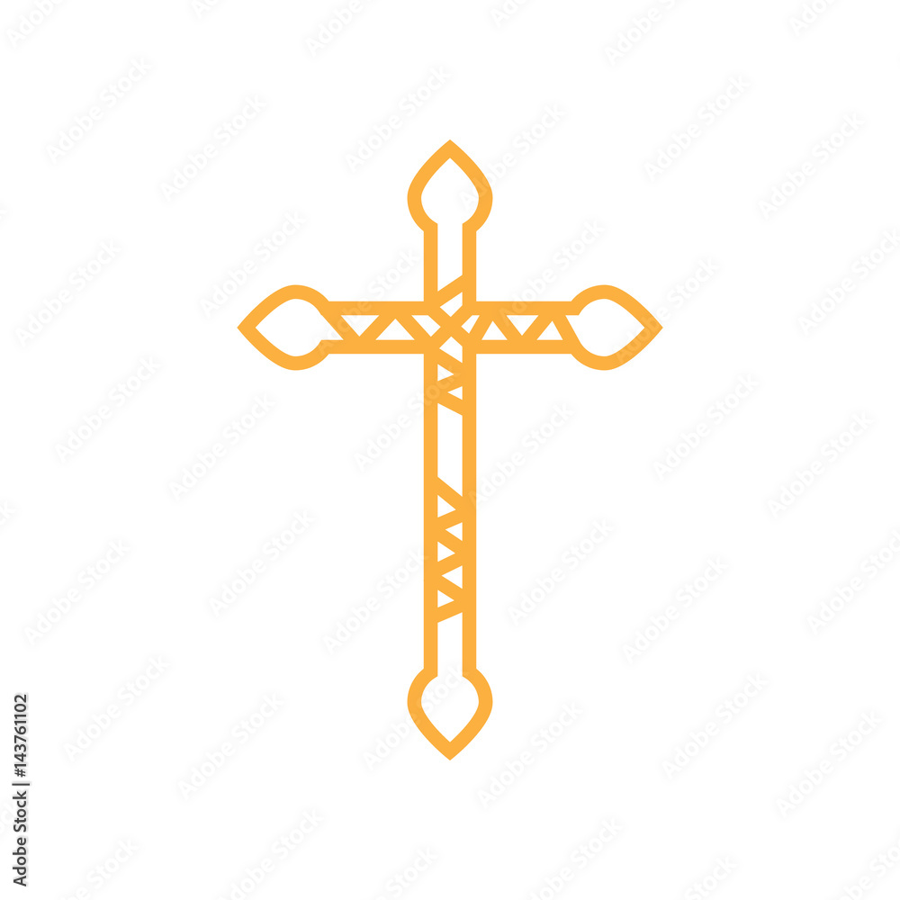 Ornate christian cross art vector illustration set Ornate christian cross art vector illustration set