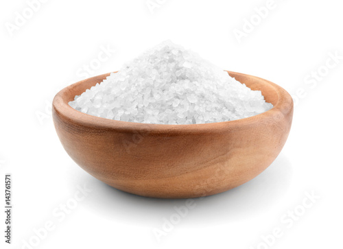 фотографія Salt wooden bowl