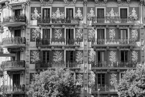 Canvas Print Barcelona (Spain): buildings