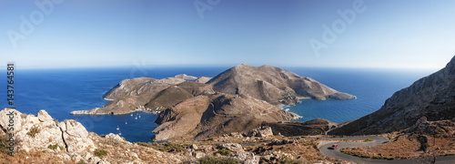 A view of the mani peninsula in southern Peloponnese, Greece.