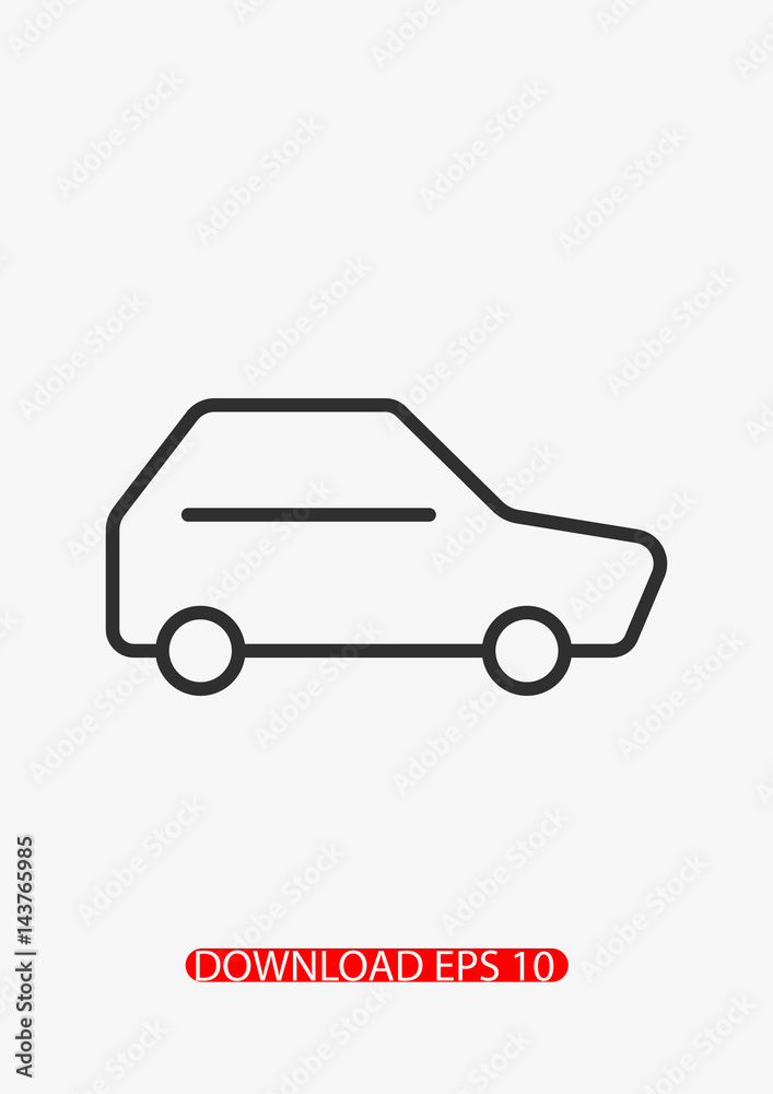 Car icon, Vector Car icon, Vector