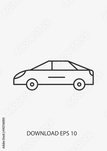 Car icon  Vector