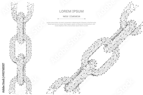 Abstract mash line and point Cloud of dialogue on white background with an inscription. Starry sky or space, consisting of stars and the universe. Vector business illustration