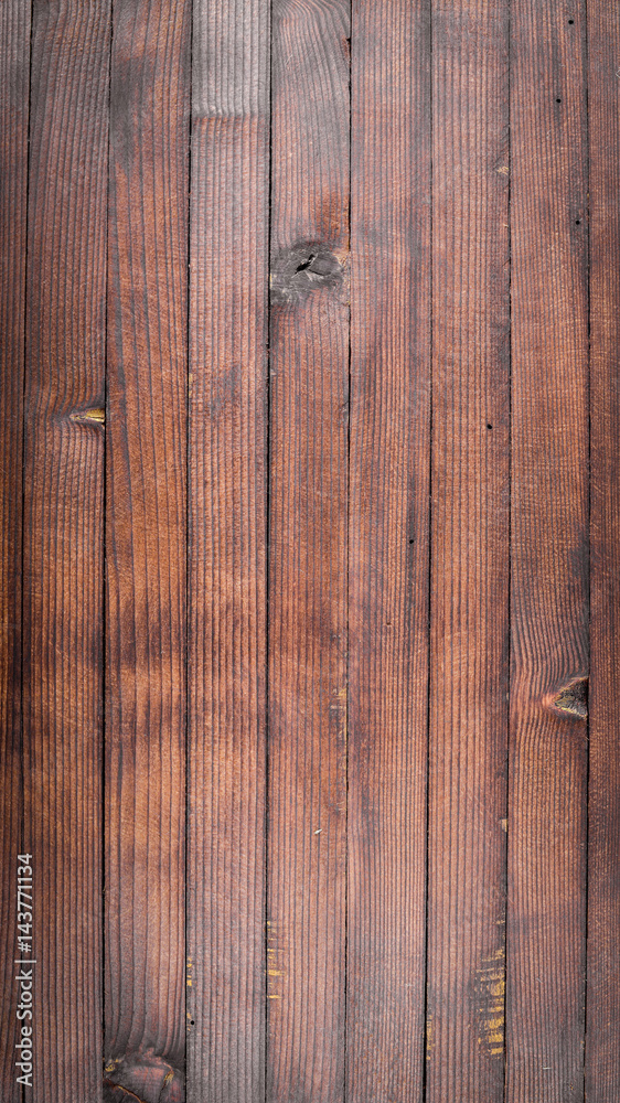 Naklejka premium Wooden background. Top view.