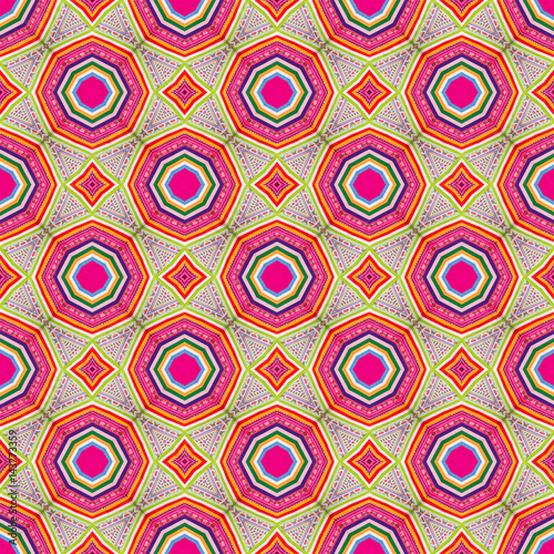 Abstract kaleidoscope or endless pattern.