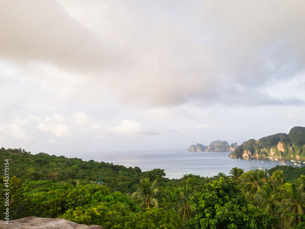 view point of Phi-Phi island
