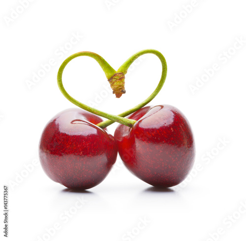 Herz aus Kirschen