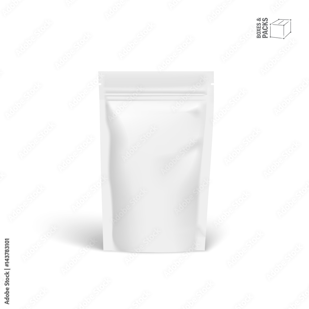 Vector Packaging Package Bag Isolated on White Background Vector Packaging Package Bag Isolated on White Background
