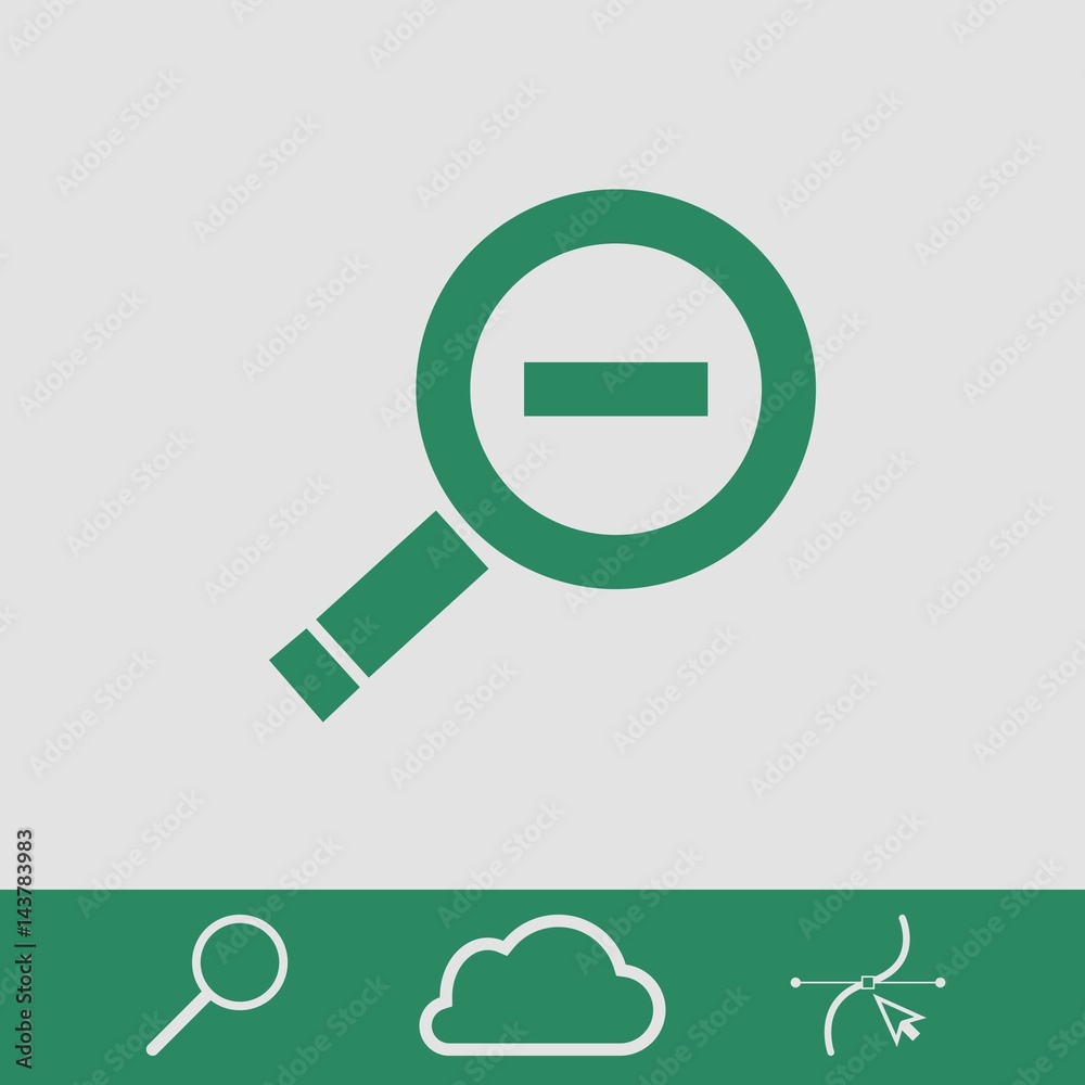search icon stock vector illustration flat design