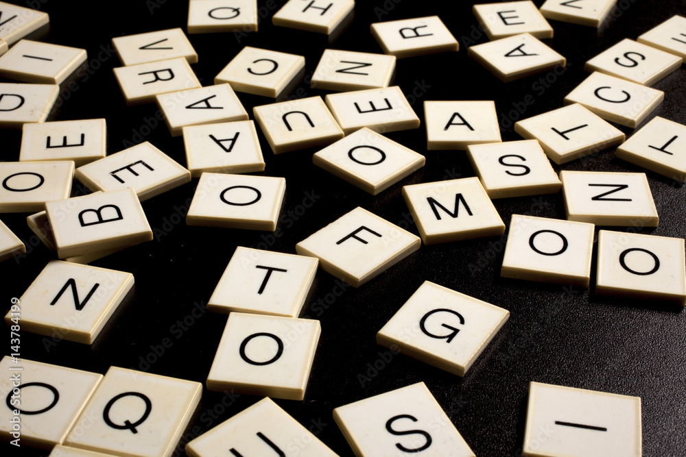 random letters on black background - dyslexia random letters on black background - dyslexia