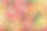 abstract hearts bokeh background for valentine's day