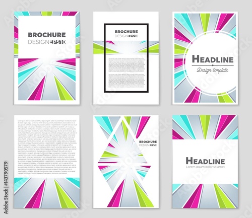 Abstract vector layout background set. For art template design, list, page, mockup brochure theme style, banner, idea, cover, booklet, print, flyer, book, blank, card, ad, sign, sheet,, a4