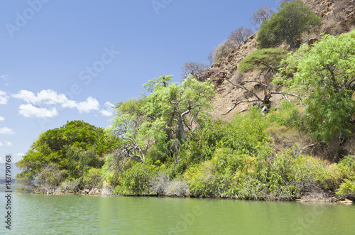 Island in Lake Baringo in Kenya.