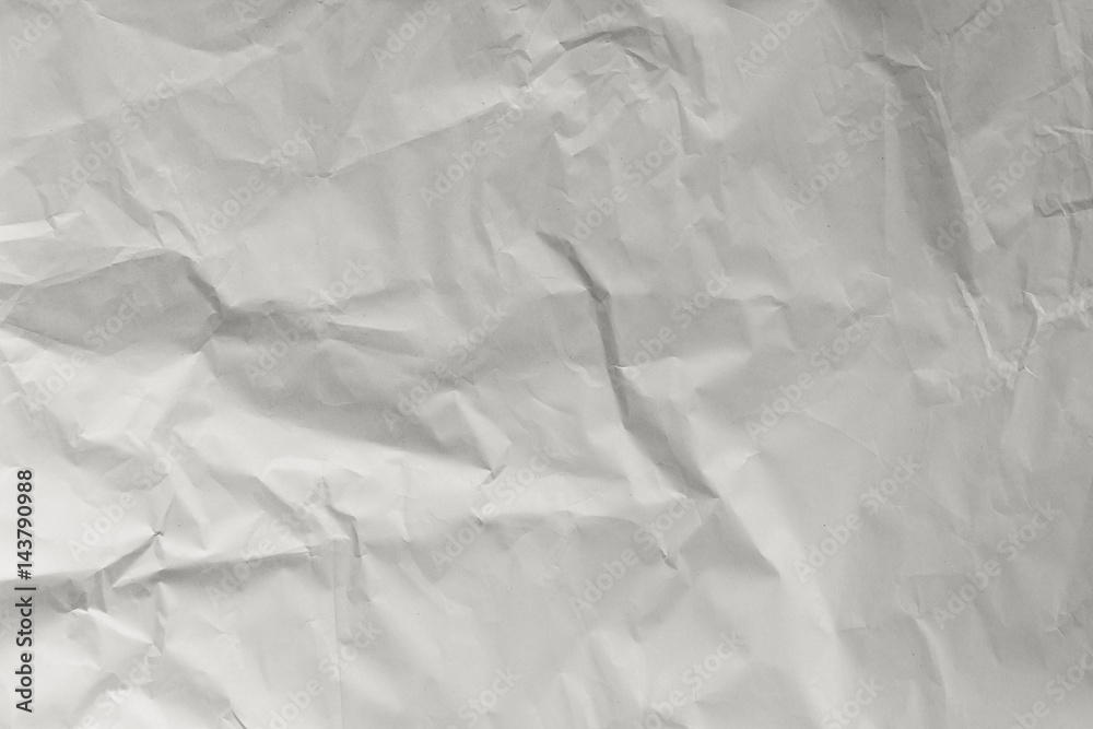 Obraz premium White crumpled paper for background image