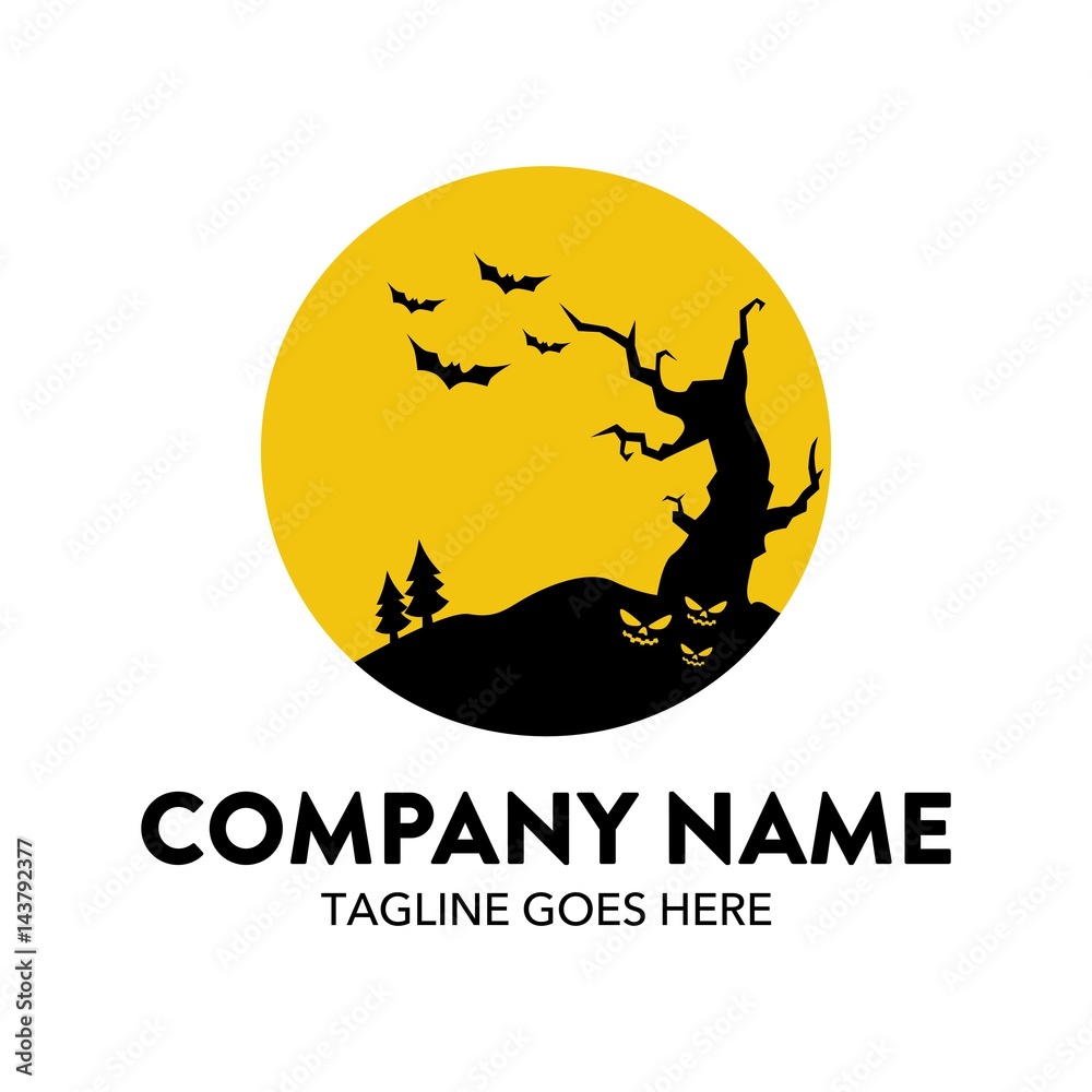 Halloween Logo Template