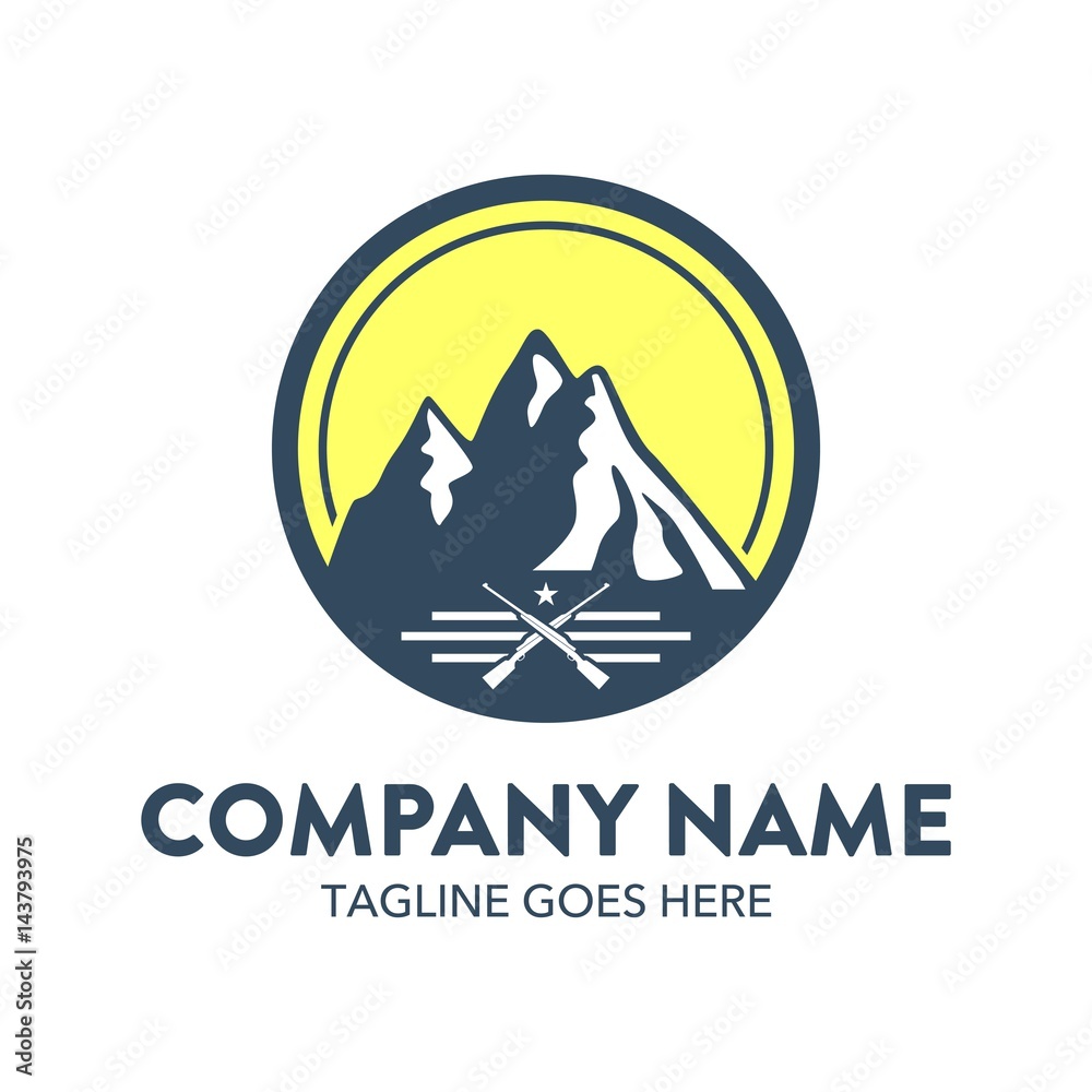 Obraz premium Unique Hunting Logo