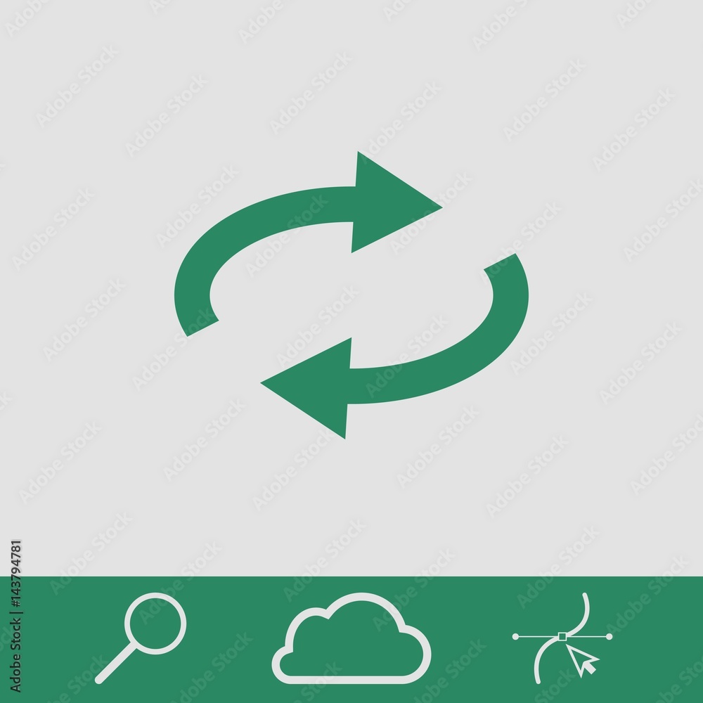 arrow icon stock vector illustration flat design arrow icon stock vector illustration flat design