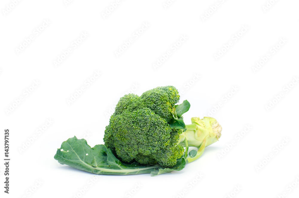 broccoli green fresh for food healthy on white background broccoli green fresh for food healthy on white background