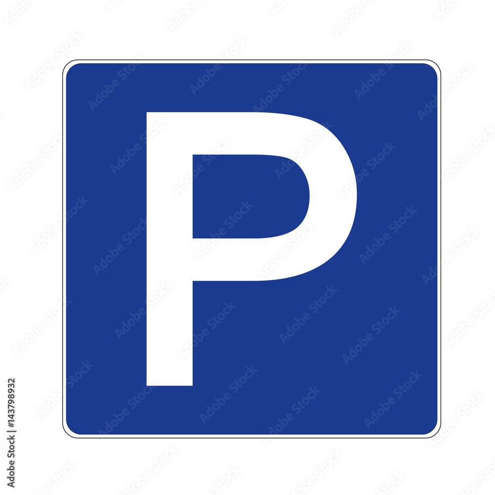 Verkehrsschild Parken Verkehrsschild Parken