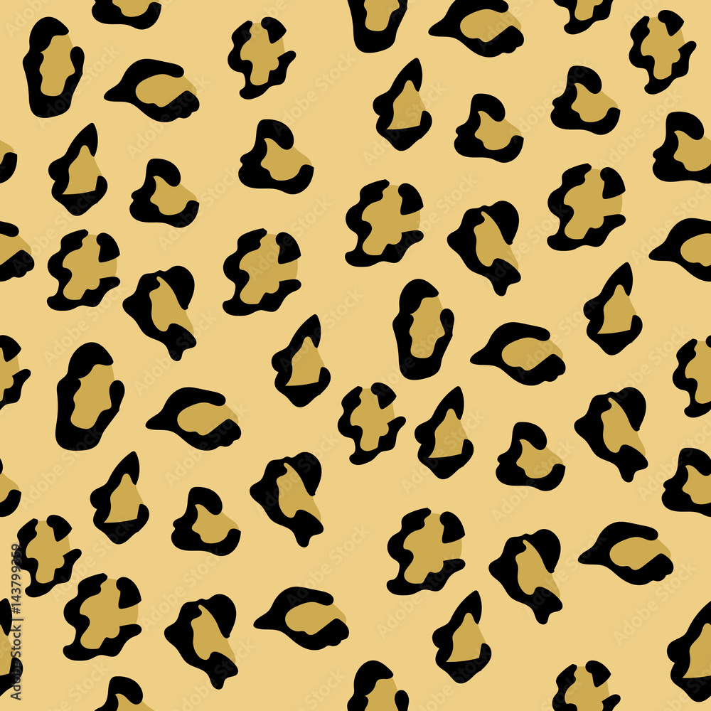 leopard pattern seamless vector