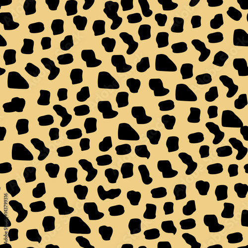 cheetah pattern seamless vector