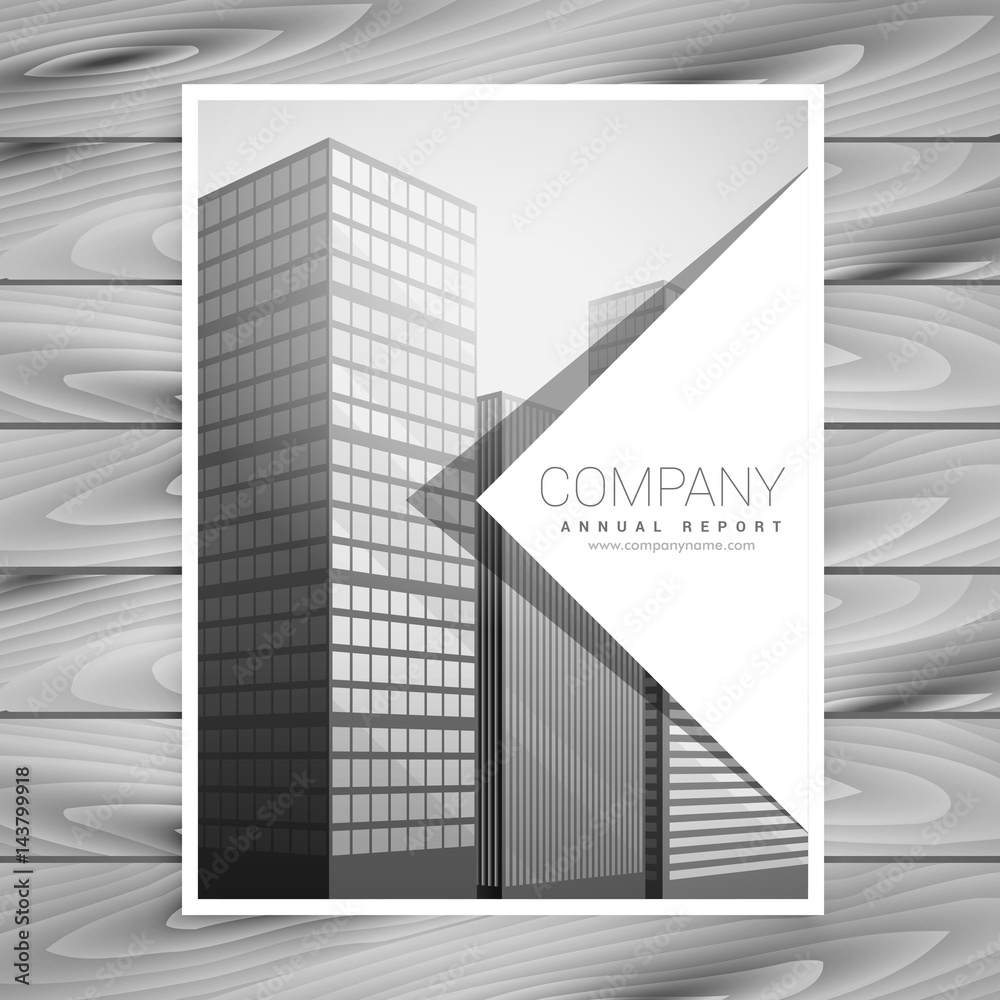Fototapeta premium simple business brochure template design