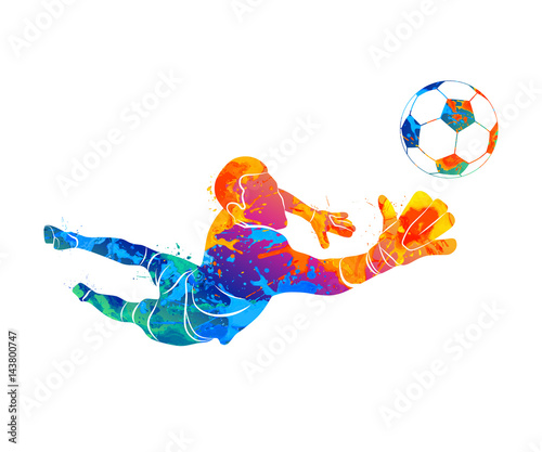 Foto goalkeeper, ball Abstract