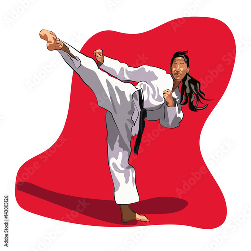 karate girl