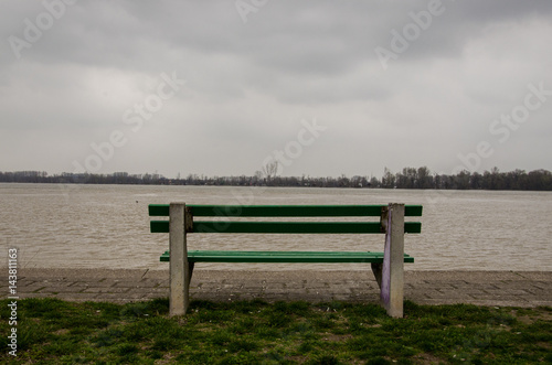 Bench on the River Bank