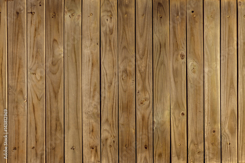 Obraz na płótnie Old brown wooden wall, detailed background photo texture. Wood plank fence close up. w salonie