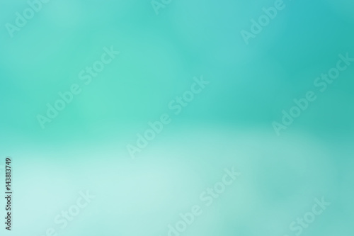 Abstract background blue turquoise blurred