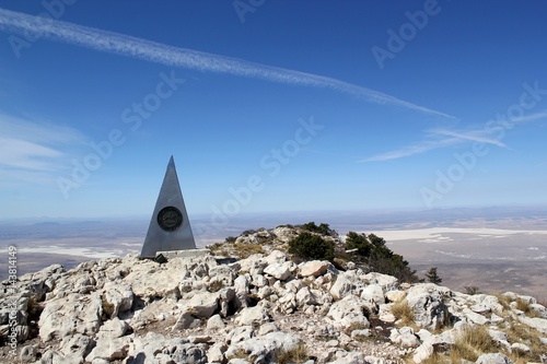Bild auf Leinwand Gipfel des Guadalupe Peak / höchster Berg in Texas
