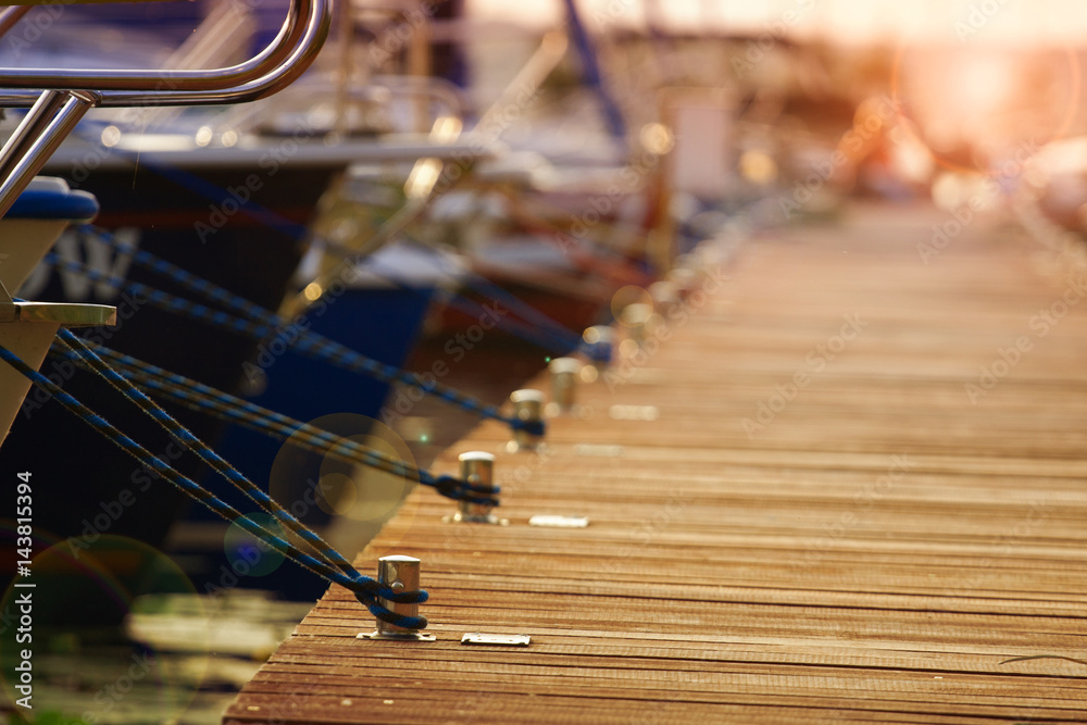 Trap with sailboats
