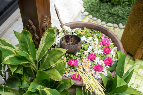 Indonesian traditional wedding ceremony property. They called 