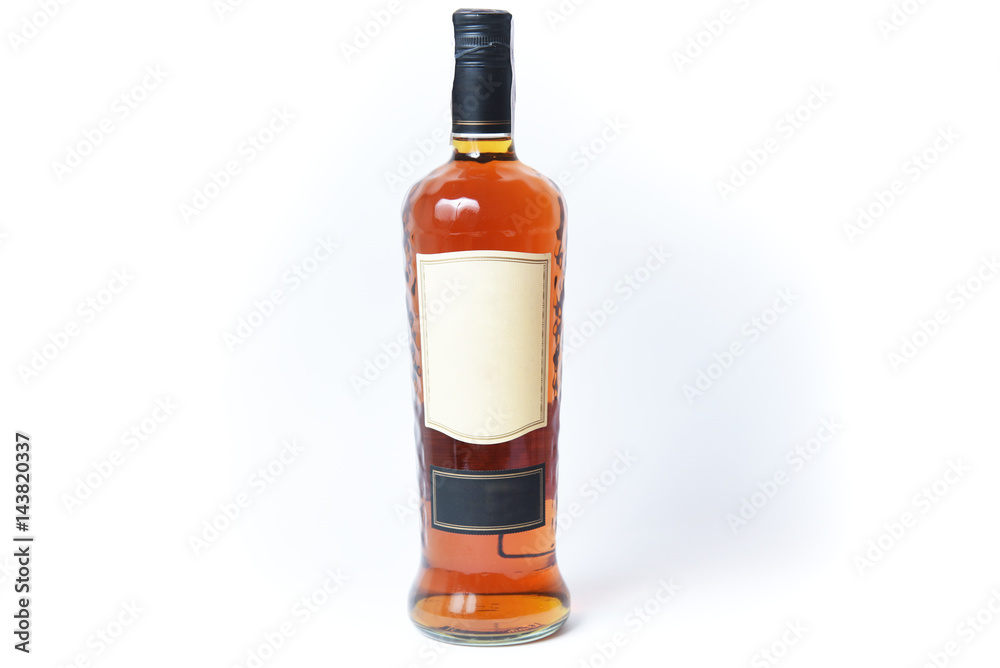 Bottle of dark rum