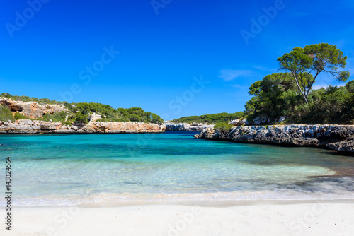 Fototapeta Naklejka Na Ścianę i Meble -  Cala Sa Nau - beautiful bay and beach on Mallorca, Spain - Europe