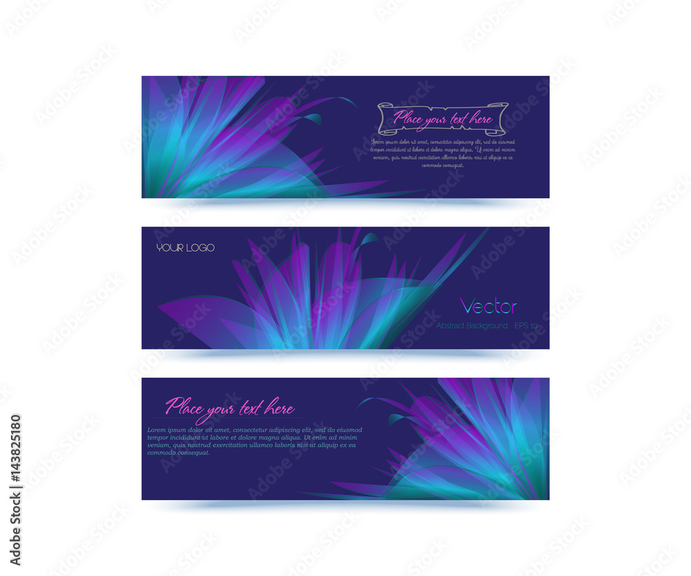 Naklejka premium Abstract background for banner advertising