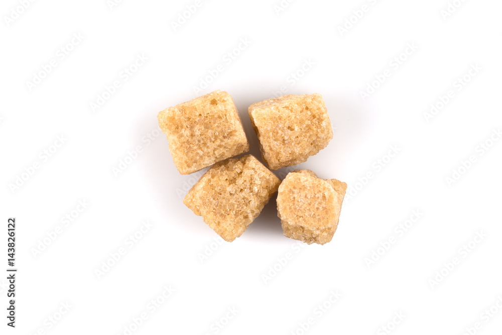 Brown cane sugar cubes Brown cane sugar cubes