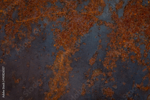 old rusty metal plate texture