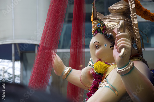 Lord Ganesha Procession Five photo